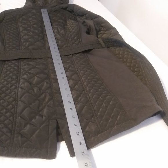 Sebby Collection women's size M olive color hooded jacket - Picture 12 of 16